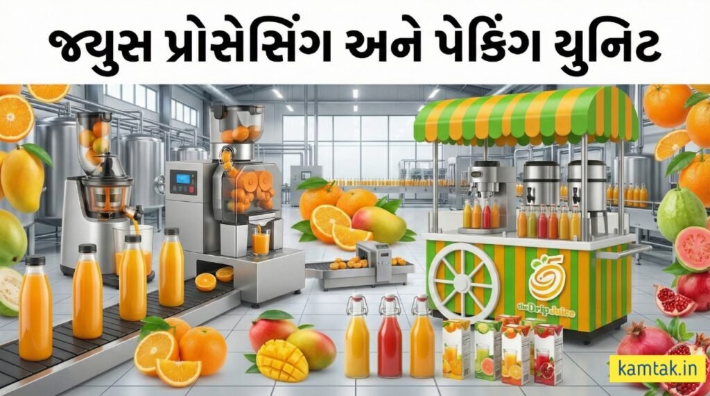 જ્યુસ પ્રોસેસિંગ અને પેકિંગ યુનિટ