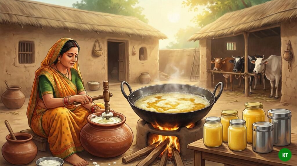 દેશી ઘી બનાવવાનો વ્યવસાય